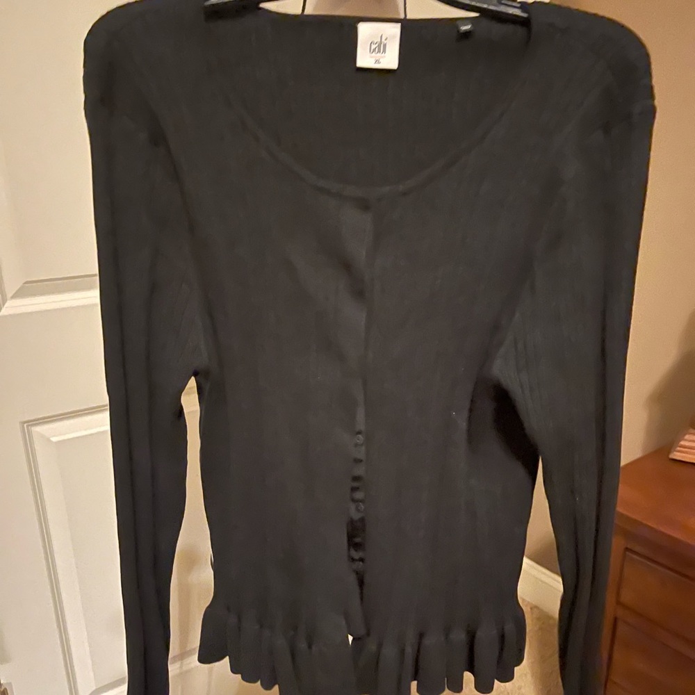 CAbi Black Cardigan Excellent Condition